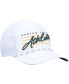 Фото #4 товара Men's White Oakland Athletics Downburst Hitch Snapback Hat