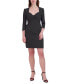 ფოტო #1 პროდუქტის Women's Knot-Bodice Scuba-Crepe Short Dress