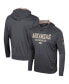 Men's Charcoal Arkansas Razorbacks OHT Military-Inspired Appreciation Long Sleeve Hoodie T-shirt