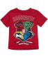 ფოტო #5 პროდუქტის Boys Gryffindor Athletic Pullover T-Shirt and Mesh Shorts Outfit Set to