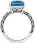 ფოტო #3 პროდუქტის EFFY® Blue Topaz or Citrine Statement Ring (4-1/2 ct. t.w.) in Sterling Silver