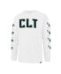 ფოტო #3 პროდუქტის Men's White Charlotte Hornets City Edition Downtown Franklin Long Sleeve T-shirt