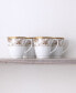 Charlotta Holiday Harvest Mugs, Set of 4