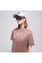 Фото #2 товара Женская Футболка Nike Sportswear Gel-Midi Swoosh Graphic Boyfriend Short-Sleeve Коричневая FD1129-291