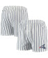 ფოტო #2 პროდუქტის Men's White, Navy Chicago White Sox Vigor Pinstripe Boxer Shorts