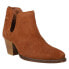 Фото #2 товара Roper Rowdy Aztec Southwest Embroidered Round Toe Cowboy Booties Womens Brown Ca