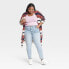 Фото #2 товара Women's Plus Size Mid-Rise Skinny Jeans - Knox Rose Light Wash 17