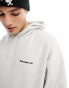 Abercrombie & Fitch microscale trend logo hoodie in grey