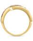 ფოტო #3 პროდუქტის EFFY® Multi-Gemstone Bypass Ring (2-1/2 ct. t.w.) in 14k Gold