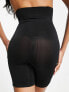 Fashionkilla glam highwaist shaping shorts in black XL-2XL - фото #3