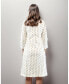 ფოტო #3 პროდუქტის Maternity 3/4 Sleeve Nursing Dress