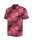 Men's Maroon Arizona State Sun Devils Coast Luminescent Fronds IslandZone Button-Up Camp Shirt
