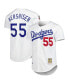 Men's Orel Hershiser White Los Angeles Dodgers Cooperstown Collection Authentic Jersey