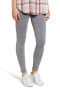 Фото #2 товара Nordstrom Womens Go-To Gray Marble High Waist Cotton Everyday Leggings Sz Small