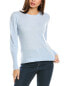 Фото #1 товара Forte Cashmere Gathered Sleeve Crew Cashmere Sweater Women's