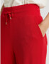 Фото #2 товара Lauren Ralph Lauren Women Red Thermal Tie Waffle-knit Sweatpants Wide Leg M