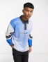 ASOS DESIGN oversized polo sweatshirt in sports all over print