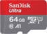 Фото #1 товара SanDisk Ultra 64GB microSDXC UHS-I Card for Chromebook with SD Adapter and up to 120MB/s Transfer Speed