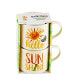 Фото #3 товара The World Of Eric Carle, The Very Hungry Caterpillar Hello Sunshine Stack Mug, Set of 2