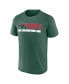 Фото #3 товара Men's Heather Green Minnesota Wild Playmaker T-shirt