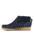 Фото #5 товара Clarks Wallabee Boot 26168706 Womens Blue Suede Lace Up Chukkas Boots