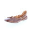 Фото #4 товара Bed Stu Bosworth F302001 Womens Brown Leather Slip On Ballet Flats Shoes