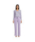 ფოტო #3 პროდუქტის Women's Cozy 2 Piece Pajama Set - Long Sleeve Top and Pants