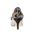 Фото #3 товара Nina Bianca Leopard Pointed Toe Evening Pumps Womens Brown, Silver Dress Casual