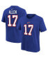 ფოტო #1 პროდუქტის Toddler Boys and Girls Josh Allen Royal Buffalo Bills Player Name and Number T-shirt
