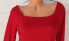 Фото #4 товара Комбинезон женский NY Collection Off the Shoulder Ribbed Red S