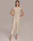 ფოტო #4 პროდუქტის Women's Metallic-Knit Sleeveless Sweater Tank