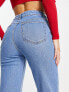 Фото #15 товара ASOS DESIGN easy straight jeans in mid blue