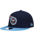 Фото #1 товара Men's Navy, Light Blue Tennessee Titans Basic 9FIFTY Adjustable Snapback Hat