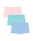 ფოტო #1 პროდუქტის Plus Size Boy Short 3-Pack