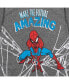 ფოტო #3 პროდუქტის Toddler Boys Avengers Spider-Man Iron Man Captain America Hulk Black Panther Miles 2 Pack Long Sleeve T-Shirts to