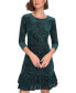 Фото #6 товара Women's Velvet Burnout Paisley Print Dress