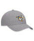 ფოტო #2 პროდუქტის Men's Gray Nashville Predators Extra Time Adjustable Hat