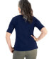 Women's Boat-Neck Elbow Sleeve Cotton Top, XS-4X, Created for Macy's