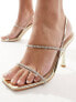 Фото #1 товара Simmi London Magnoliaa strappy heeled sandal in gold