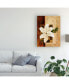 Фото #3 товара Pablo Esteban White Floral Beige 2 Canvas Art - 36.5" x 48"