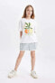 Kız Çocuk T-shirt C4451a8/wt34 Whıte