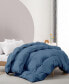 Фото #3 товара Cotton Fabric Baffled Box All Season Colored Goose Feather and Down Comforter, Twin