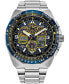 ფოტო #1 პროდუქტის Eco-Drive Men's Chronograph Promaster Blue Angels Air Skyhawk Stainless Steel Bracelet Watch 46mm - Limited Edition