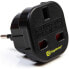 Фото #1 товара RIDGEMONKEY Vault UK 3 Pin-EU 2 Pin Power Adaptor