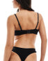 Hugo Bodywear rib thong in black