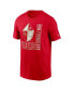 Men's Scarlet San Francisco 49ers Lockup Essential T-shirt