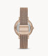 Фото #3 товара Fossil Armbanduhr Uhr Jacqueline 3-Zeiger-Werk Milanaise Edelstahl karamellfarben ES5120 UHR