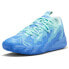 Фото #2 товара Puma Mb.03 Lo Team Basketball Youth Mens Blue Sneakers Athletic Shoes 31051901