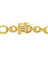 Diamond Open Pear Link Bracelet (1 ct. t.w.) in 14k Gold-Plated Sterling Silver
