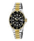ფოტო #1 პროდუქტის Men's Wall Street Two-Tone Stainless Steel Watch 43mm